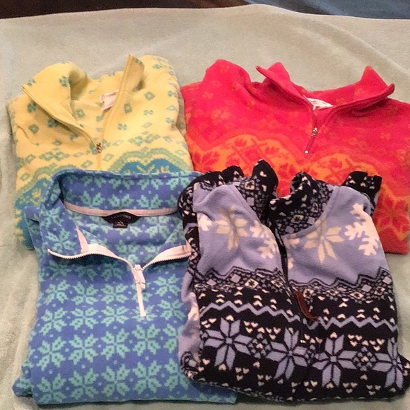 Coldwater Creek Other - 4 pullover sweatshirts quarter zip lands’ end